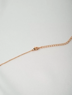 Кулон-капля Белла с голубым кристаллом Swarovski