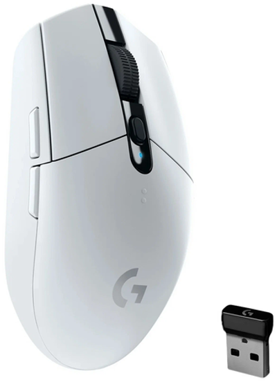Беспроводная игровая мышь Logitech G G304/G305 Lightspeed, белый
