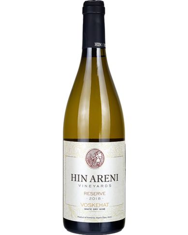 Вино Hin Areni Белое Сухое Резерв 2018 г.у. 13,5% 0,75 л, Армения