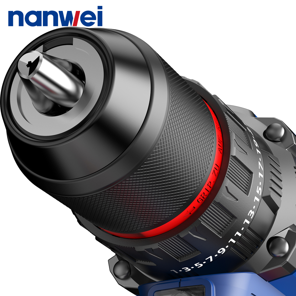 Аккумуляторный шуруповерт Nanwei NW-D8216C-4, 70 Нм, 20 В
