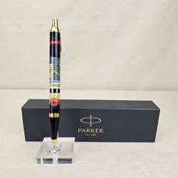Коллекционная ручка Parker "Стройка. Подарок строителю" с ручной росписью Палех