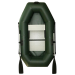 Лодка ПВХ Polar Bird Чирок Гребная PB-210Т Teal со стеклокомпозитной сланью и банкой -