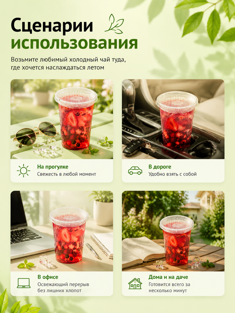 Набор авторского чая Tasteabrew "ICE" (25 порций чая + система заваривания в подарок)