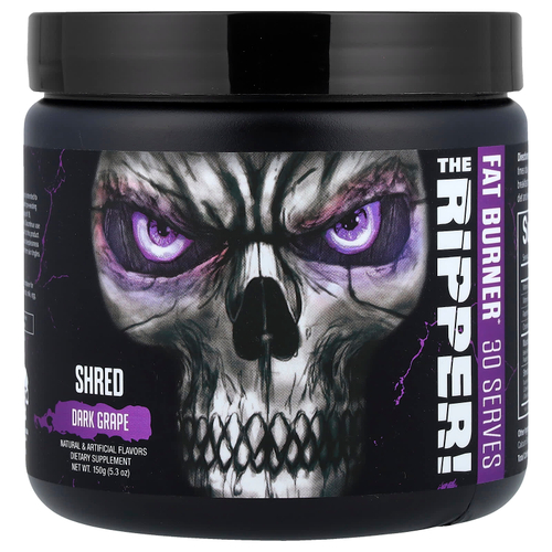 JNX Sports, Потрошитель! сжигатель жира, со вкусом темного винограда, 150 г (5,3 унции)