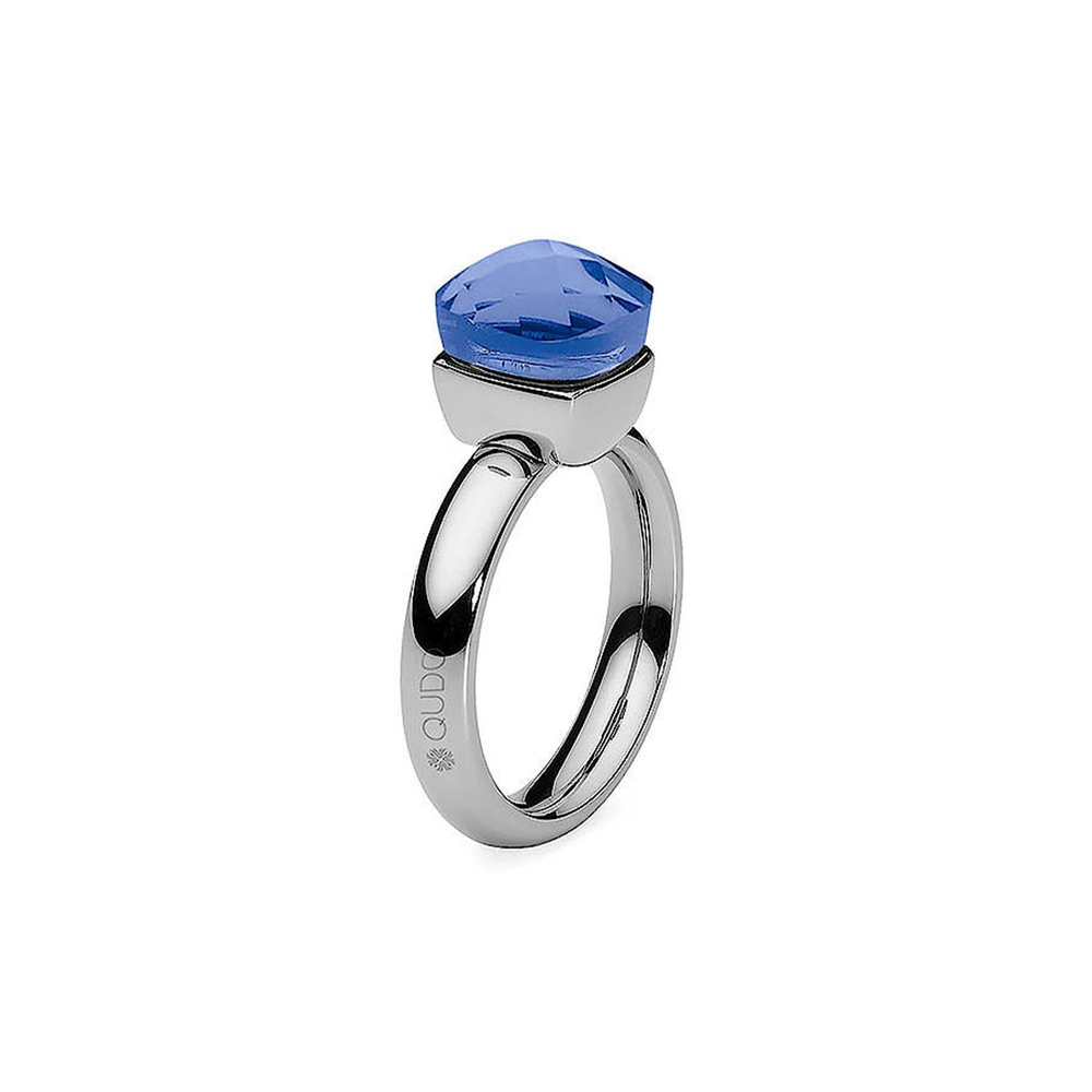 Кольцо Qudo Firenze bermuda blue 16.5 мм 611631/16.5 BL/S размер 16,5