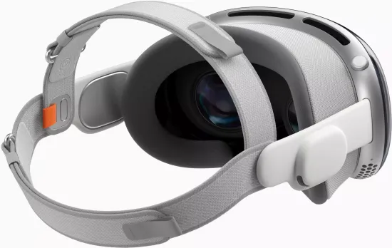 Очки виртуальной реальности Apple Vision Pro, 256 ГБ, серебристый/белый