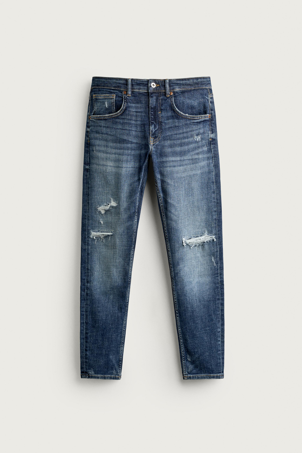 ДЖИНСЫ SKINNY С РАЗРЕЗАМИ — ZARA