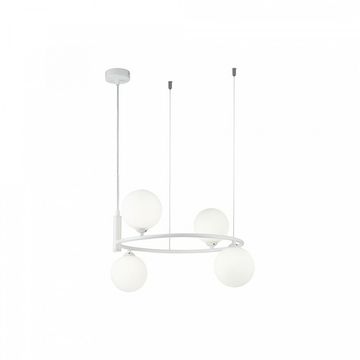 Подвесной светильник MOD013PL-04W белый Ring Maytoni
