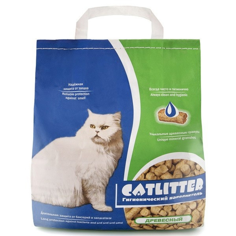 Наполнитель Cat Litter древесный 10