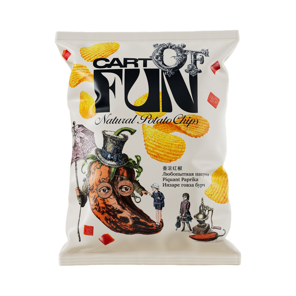 Чипсы Cart of Fun со вкусом Паприки 67гр
