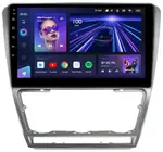 Магнитола для Skoda Octavia A5 2004-2013 (рамка серебро) - Teyes CC3L на Android 10, CarPlay, 4G SIM-слот