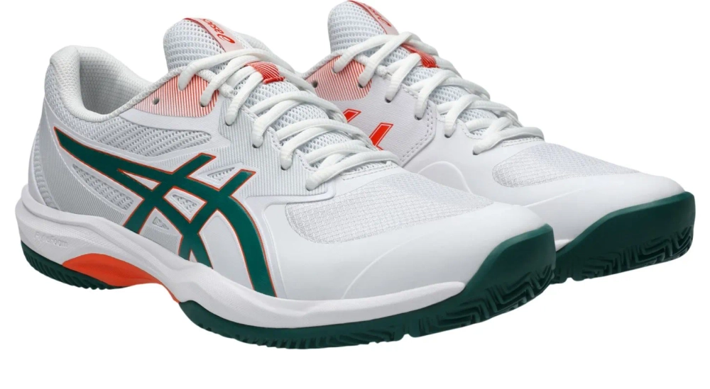 Мужские кросовки для Padel Asics Game FF Padel - white/jewel green
