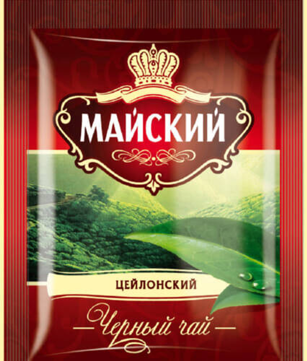 Чай в пакетиках Майский Цейлонский 200 шт