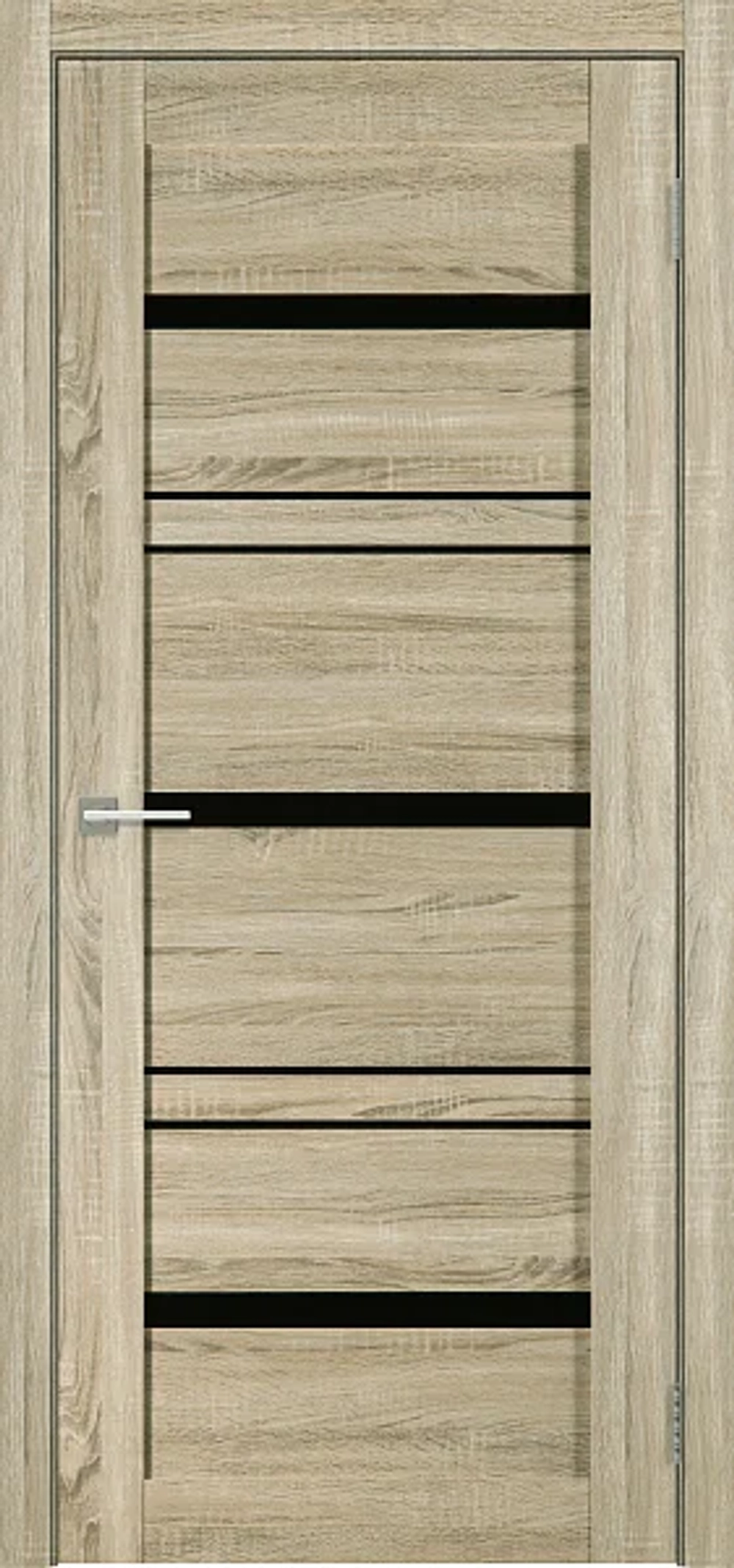 Е-13 — Дуб Сонома, 2000х800, Частично остекленная (ДЧ)