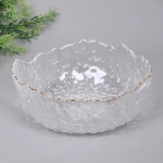 Салатник стеклянный «ICE CRYSTAL» 20см прозрачный