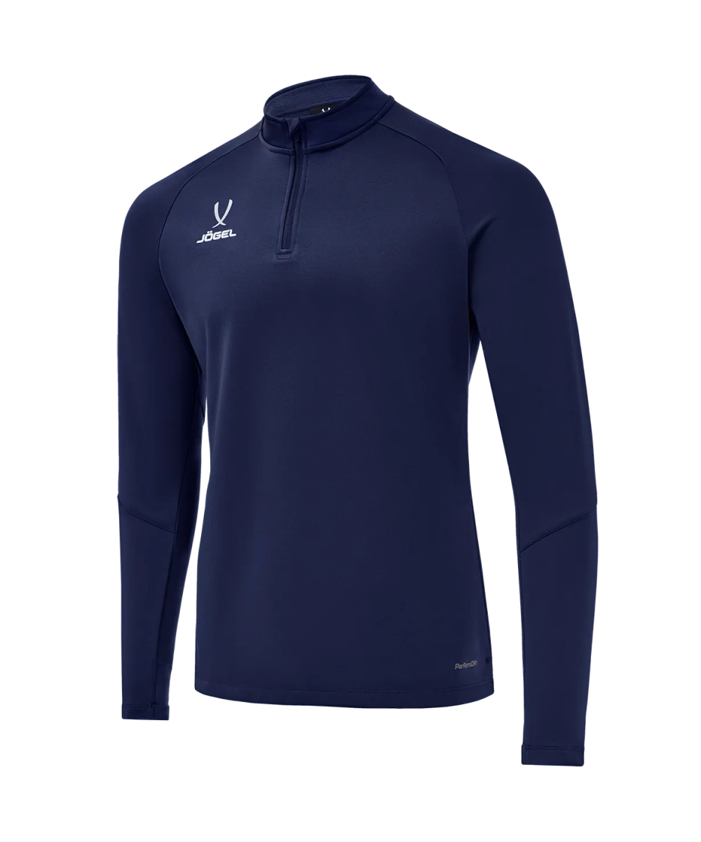 Джемпер тренировочный JÖGEL PREMIER PerFormDRY Training 1/4 Zip Fleece Top, темно-синий