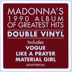 Madonna. Immaculate Collection (2 LP) Мадонна. Лучшее