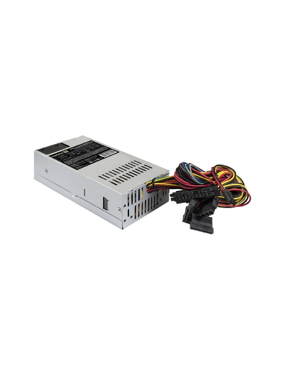 Exegate EX292233RUS Блок питания 400W ExeGate F400AS (Flex ATX, for ITX case, APFC, КПД 80% (80 PLUS), 4cm fan, 24pin, 4pin, 3xSATA, 2xIDE)