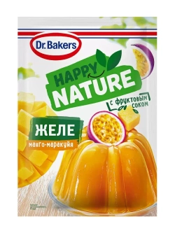 Желе Happy Nature со вкусом Манго-Маракуйя 45 г * 5 шт