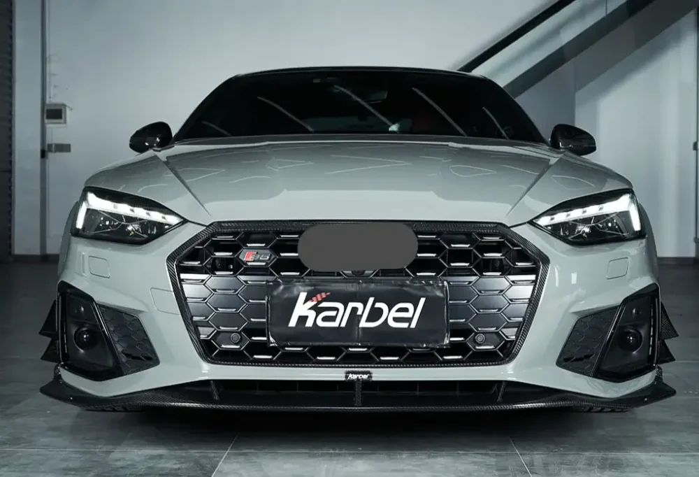 Карбоновая губа для AUDI S5 & A5 S LINE 2020-2025 B9.5 Ауди обвес