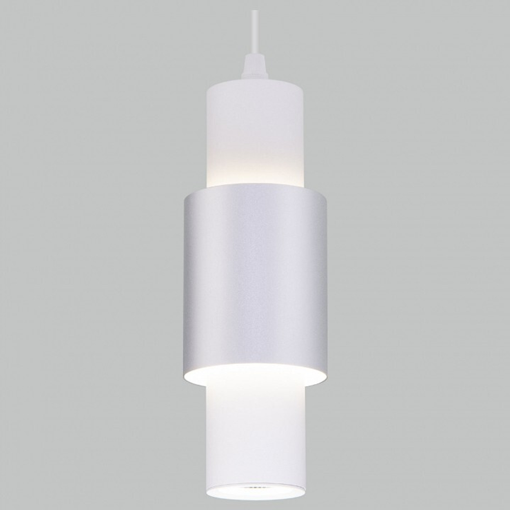Подвесной светильник Eurosvet Bento 50204/1 LED белый/матовое серебро