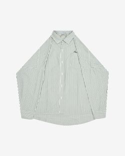 Рубашка Oversized Striped Shirt White
