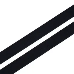 Резинка отделочная черная 20 мм, 530/20