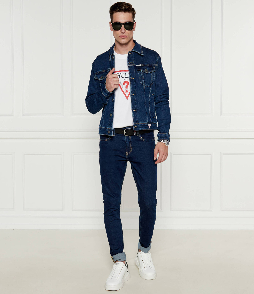Джинсовая куртка Guess Jeans - голубой(M4YN33 D5DM3)