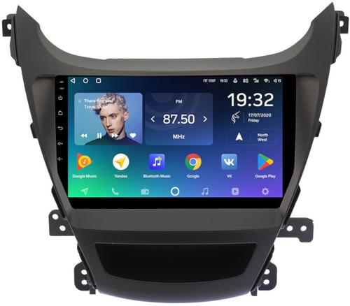Магнитола для Hyundai Elantra 5 MD 2013-2015 (рестайлинг) - Teyes CC2 PLUS монитор 9" QLED, Android 10, Быстрая, SIM-слот