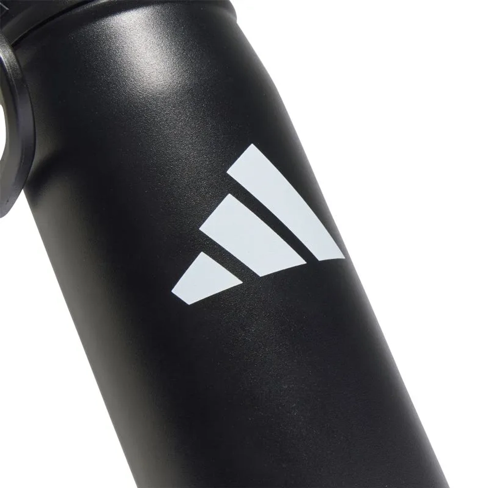 Теннисная бутылка Adidas Metal Bottle Screw Top 600ml - black/black