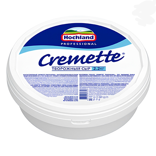 Творожный сыр Cremette Professional (Hochland) 2,2кг, Креметта