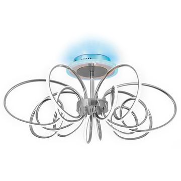 Умная люстра с пультом LED 135W 3000К-5500К RGB CL224A171 хром Salma Smart Citilux
