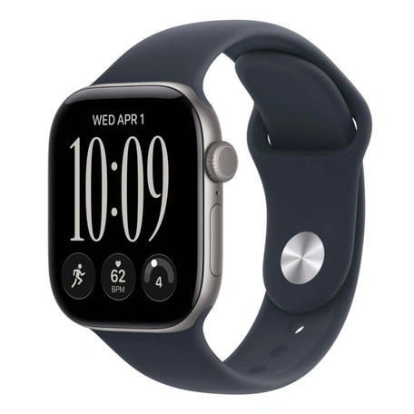 Умные часы Apple Watch Series 12 42mm Cellular Space Gray Aluminum Navy Blue Sport Band M/L
