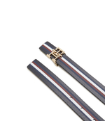 Двухсторонний кожаный ремень LOGO Tommy Hilfiger - черный(AW0AW15898)