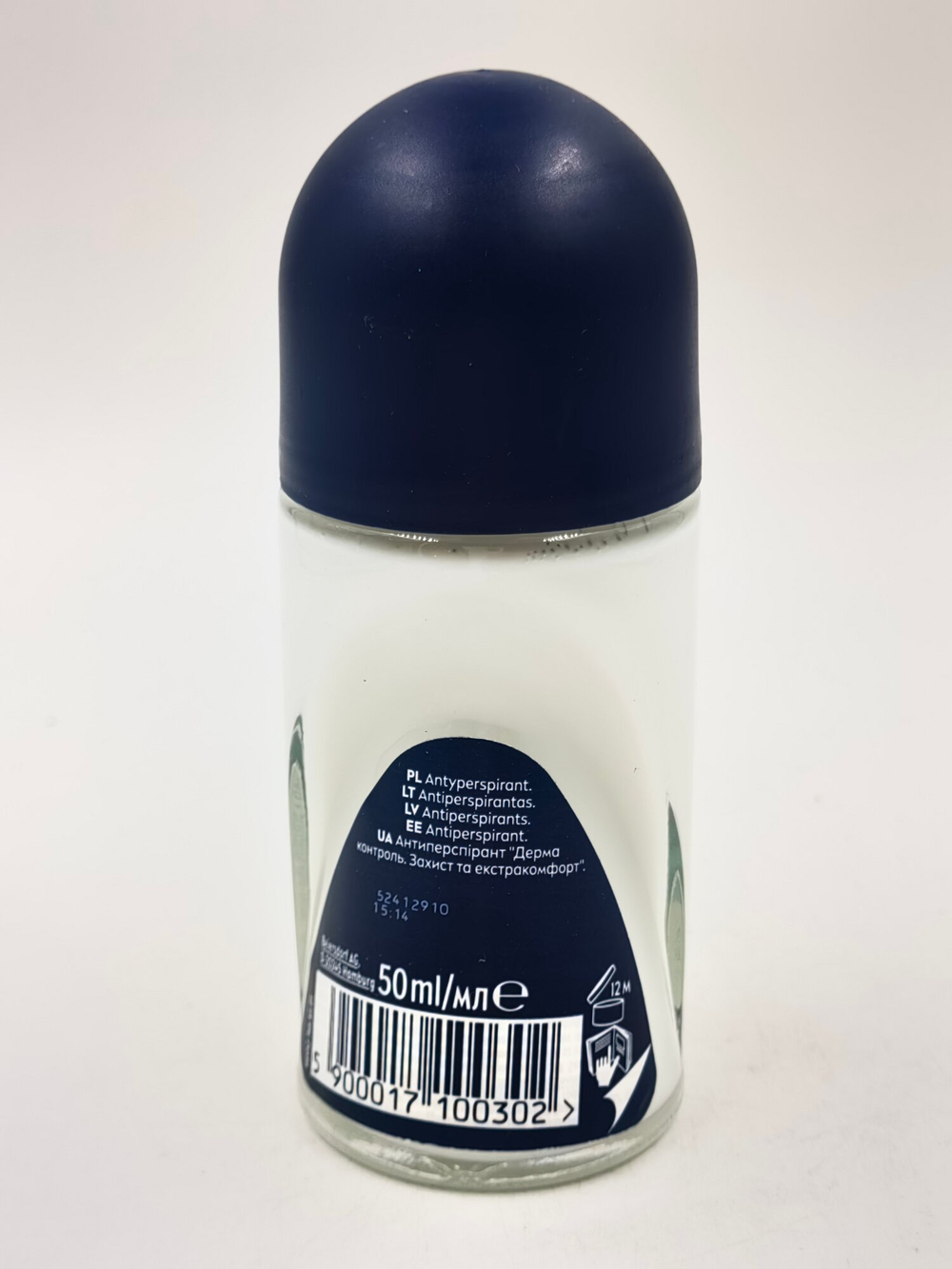 Антиперспирант мужской NIVEA "Derma Control", роликовый, 72 ч защиты, с гиалуроновой кислотой и В5, 50 мл