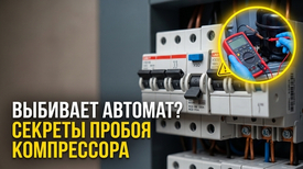 Почему кондиционер выбивает УЗО и автомат: технический разбор пробоя изоляции компрессора