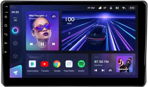 Магнитола для Toyota Raize 2019-2023+, Daihatsu Rocky - Teyes CC3 Android 10, Быстрая, CarPlay, SIM-слот