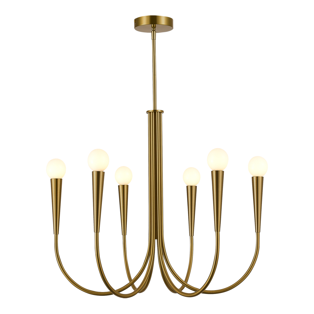 Светильник подвесной ST-Luce Латунь 6*60W DUTCHESS sl1243.303.06