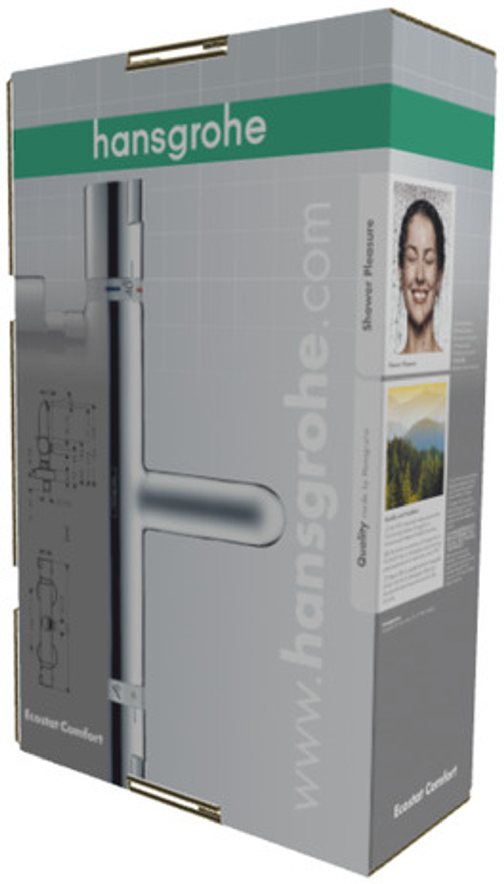 Термостат для ванны Hansgrohe Ecostat 13114000 внешнего монтажа