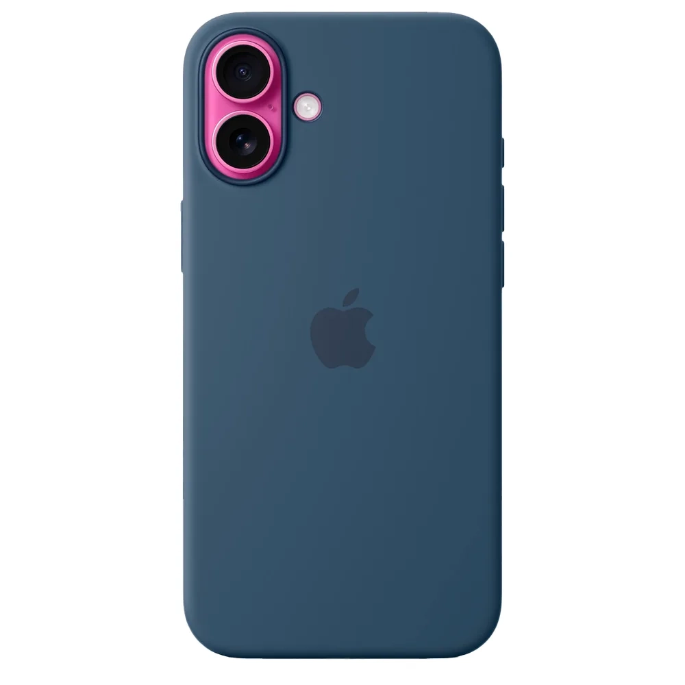 Силиконовый чехол с поддержкой MagSafe Apple Silicone Case для iPhone 16 Plus, Denim (Деним)