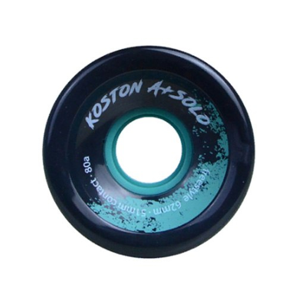 Колеса для лонгборда Koston WH-019-2 Black 62х51мм 80А фристайл