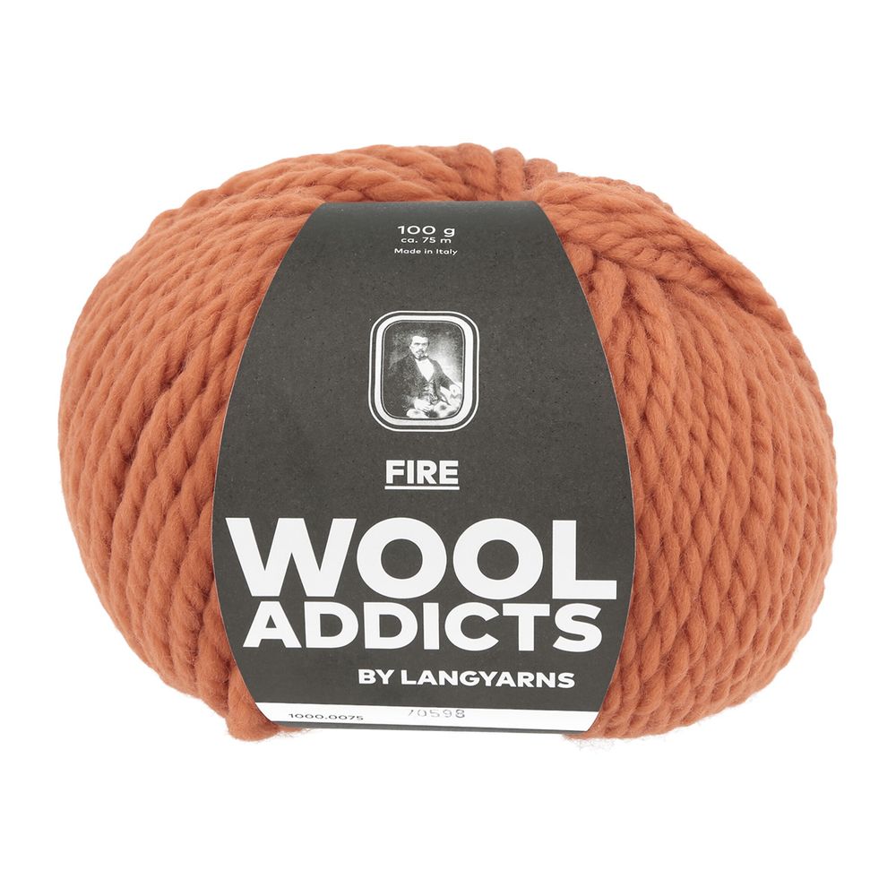 Пряжа Lang Yarns (Ланг Ярнс) Fire / уп.10 мот. по 100 г, 75 м, K008