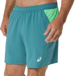 Теннисные шорты Asics Padel Court 7in - misty pine/vital green