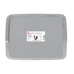 ПОДСТАВКА ПОД МИСКУ ДЛЯ ЖИВОТНЫХ LUCKY PET 33*26СМ (Серый)