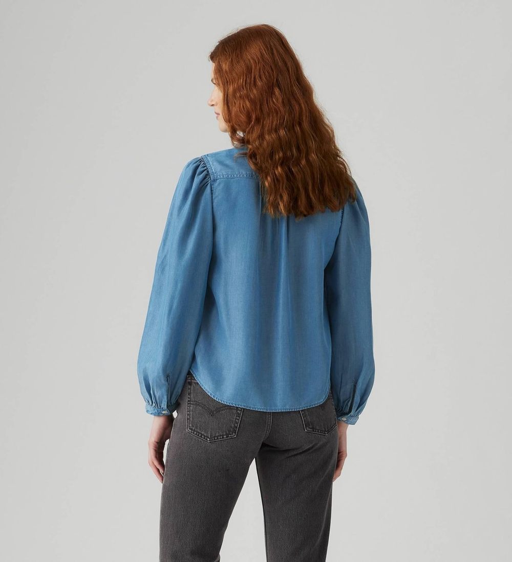 Рубашка женская LEVI'S JOURNEY WSTRN FSHN SHIRT BRIGHT MID STON