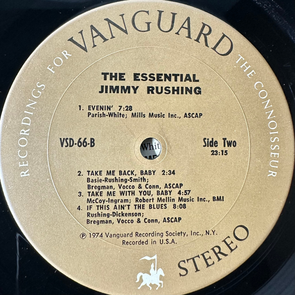 Jimmy Rushing ‎– The Essential Jimmy Rushing 2LP (США 1974г.)