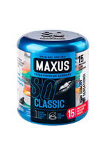 Презервативы Maxus классические в железном кейсе № 15