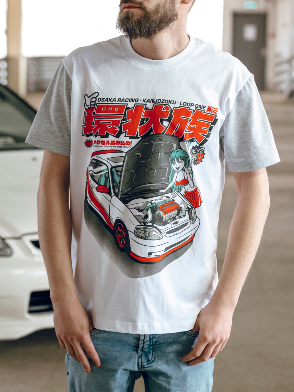 Футболка Honda Civic Anime
