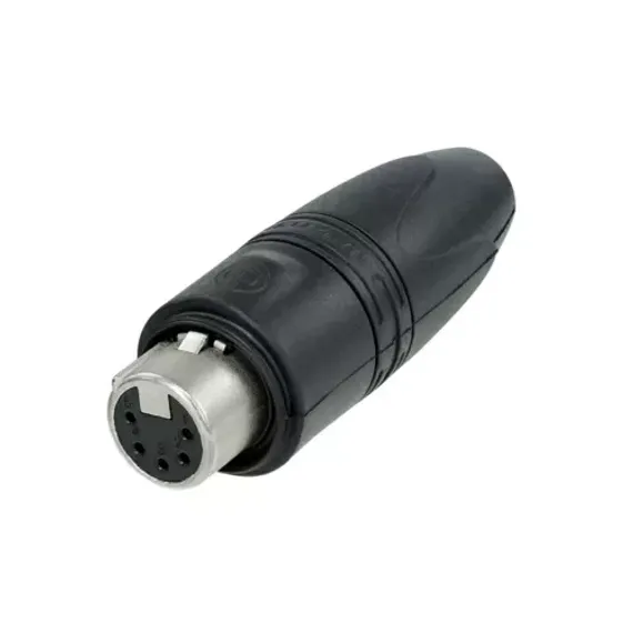 Neutrik NC5FXX-HD-D кабельный разъем XLR female 5 контактов, позолоченные контакты, защита IP67