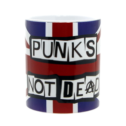 Кружка Punks not Dead на британском флаге